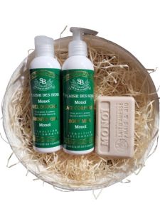 Corbeille cadeau Monoi